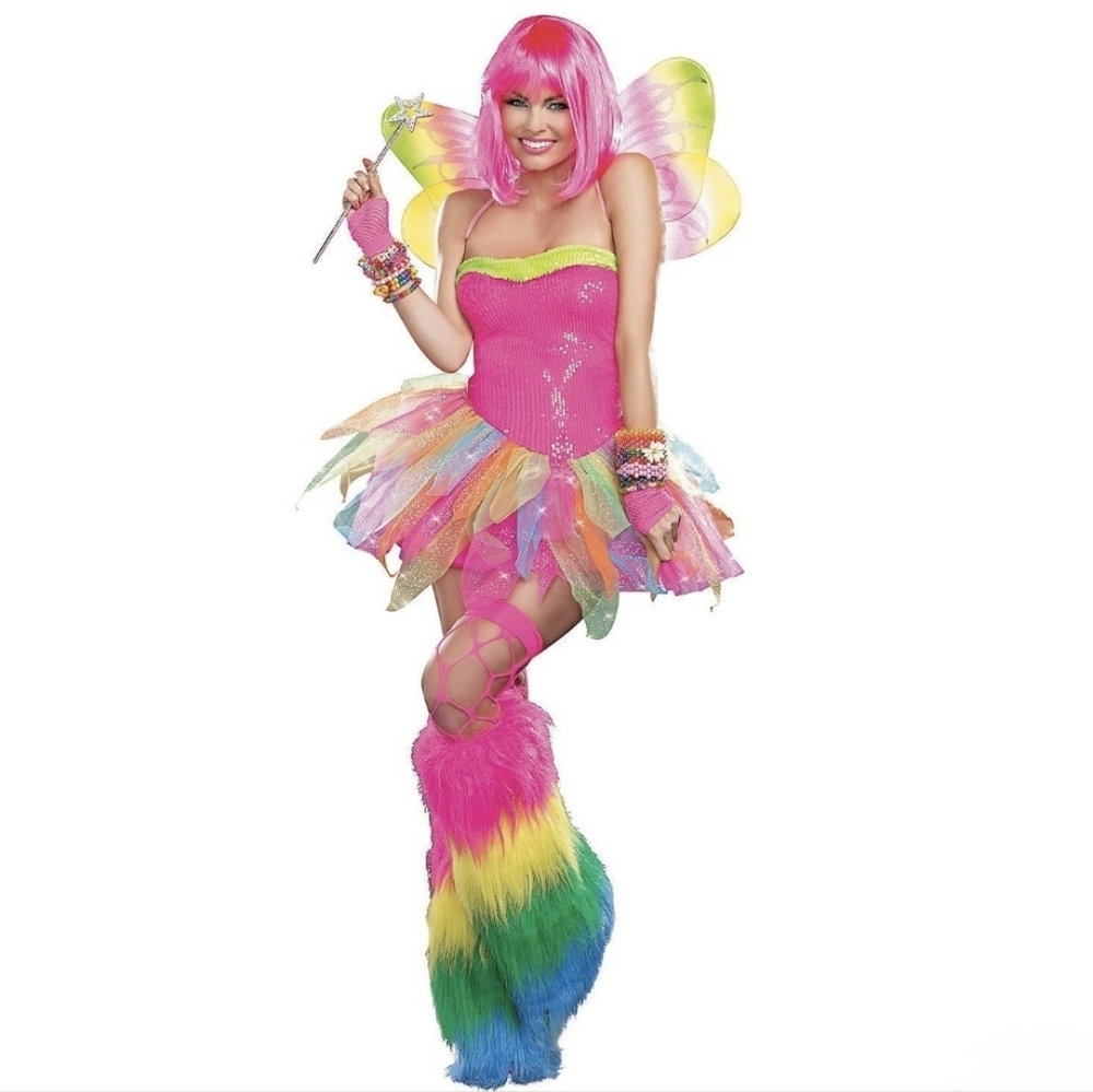 Dreamgirl Rainbow Fairy Halloween Costume S - Picture 8 of 8